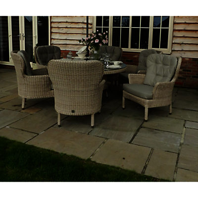 4 Seasons Outdoor Buckingham 6-Seater Round Dining Set Praia 4 Seasons Outdoor Buckingham 6-Seater Round Dining Set Praia